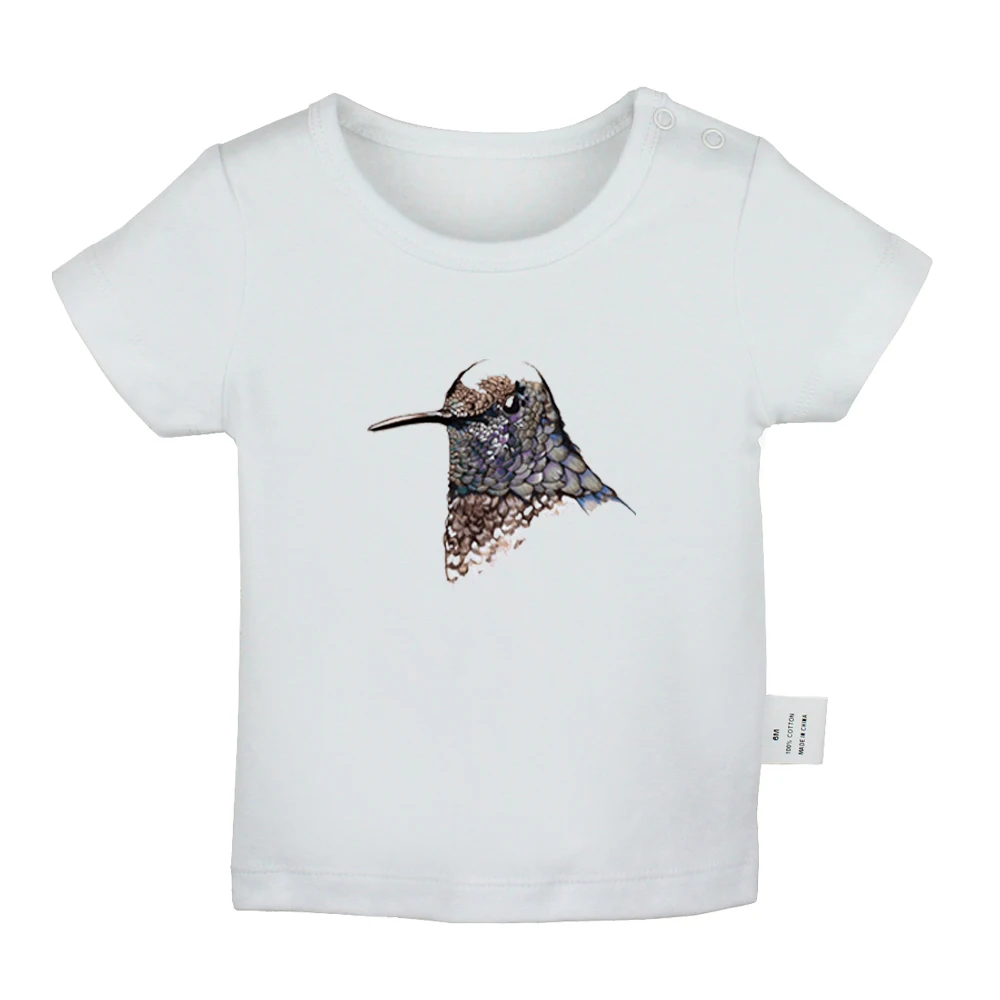 Милые художественные дизайнерские футболки для новорожденных с изображением