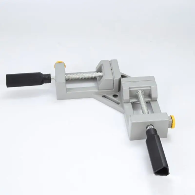

L9BE 90 Degree Corner Clamp Right Angle Clamp Aluminum Alloy Made Adjustable Swing Jaw Corner Clamp Woodworking Vice Wood Metal