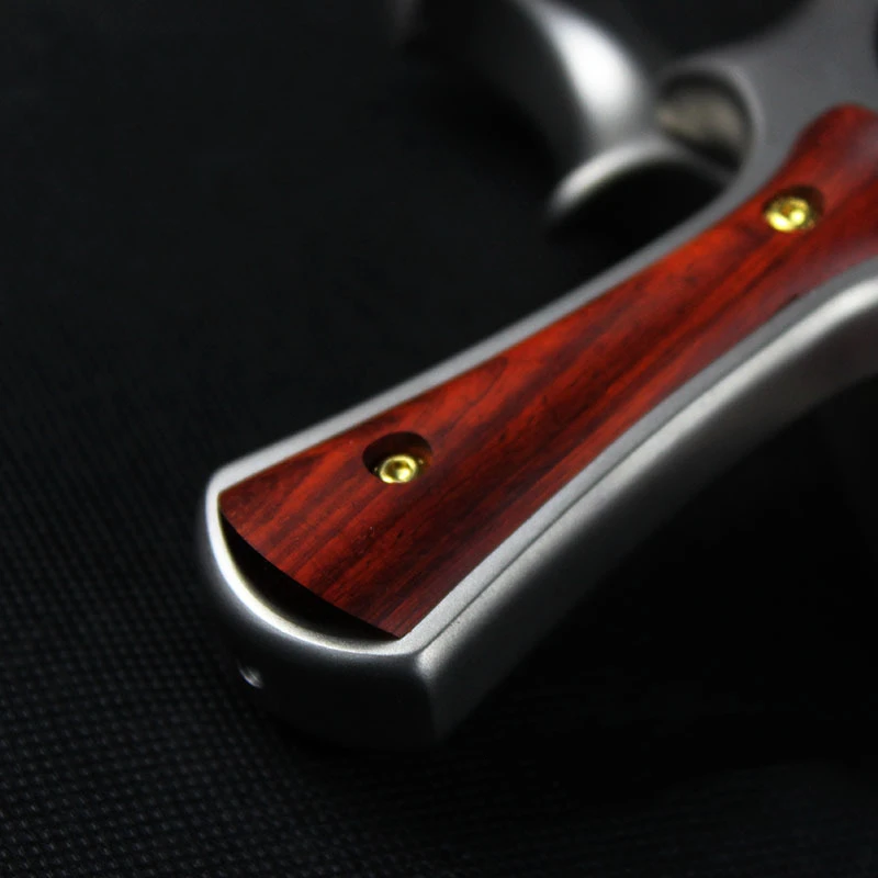 

Slingshot hunting TC21 titanium alloy slingshot with powerful flat rubber band high precision slingshot outdoor shooting sport