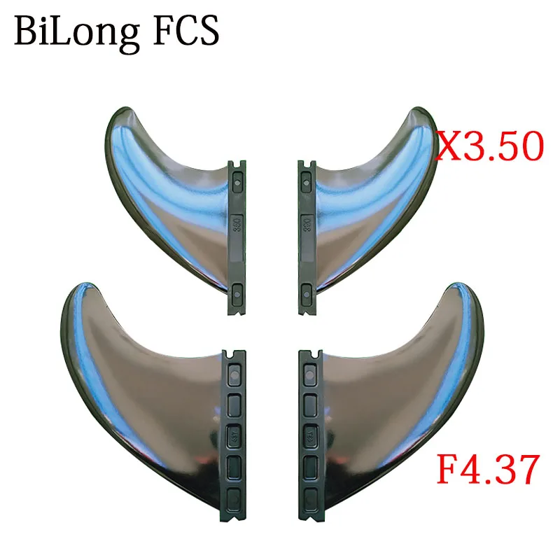 Набор плавников из стекловолокна и нейлона 2 шт. глубина 4 37 дюйма шт.|Серфинг| |