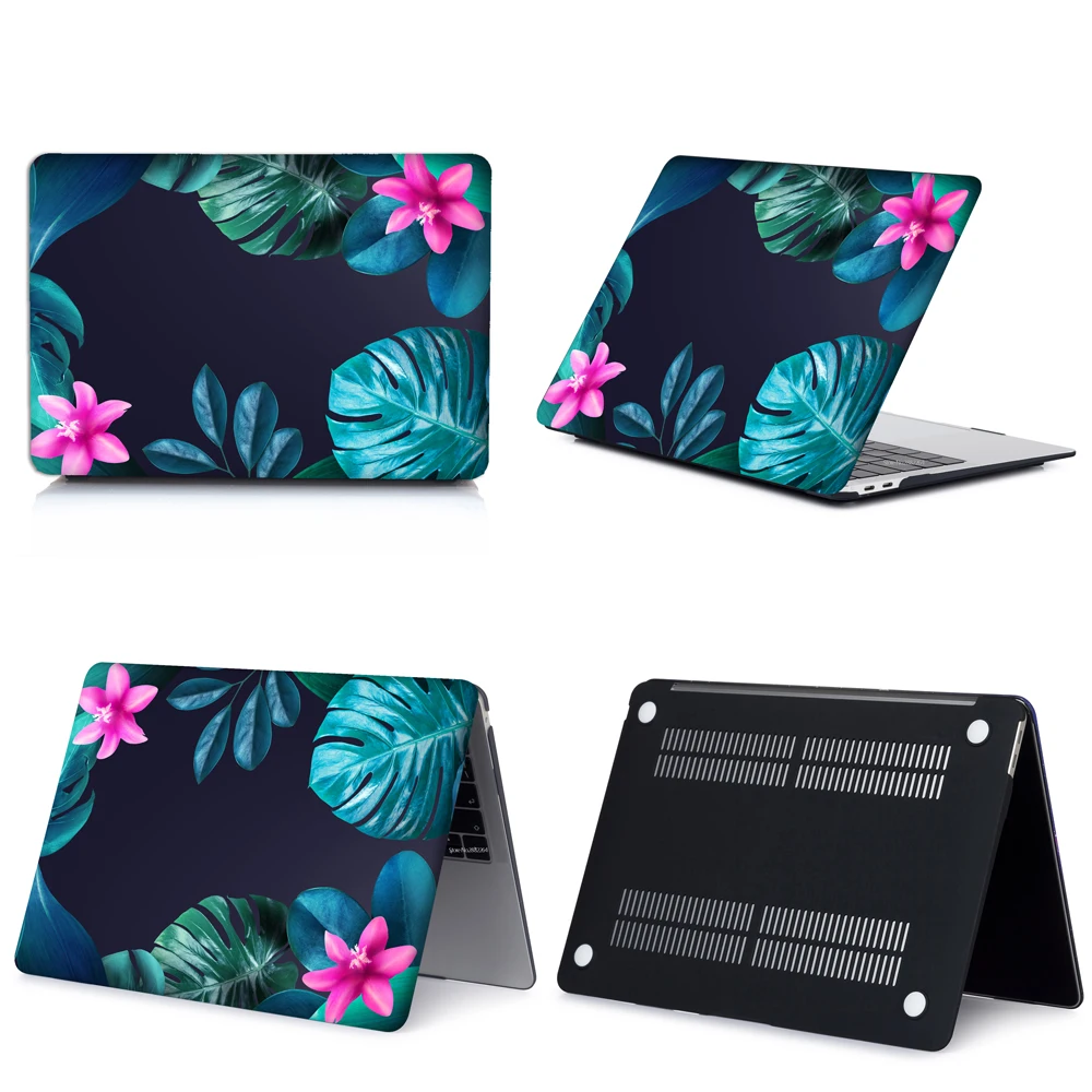 tongye-001 Чехол для ноутбука с цветами для MacBook Touch ID Air 13 A1932 для MacBook Air Pro retina 11 12 13 13,3 15 touch bar A2159+ чехол для клавиатуры - Цвет: tongye-001