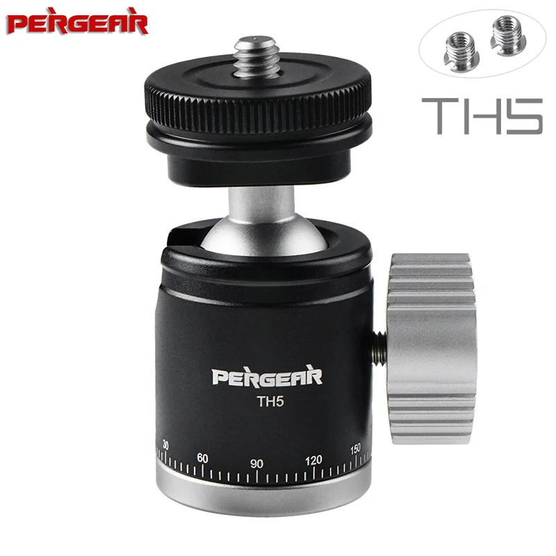 Штатив монопод PERGEAR TH5 с шаровой головкой холодным башмаком и поворотом на 360