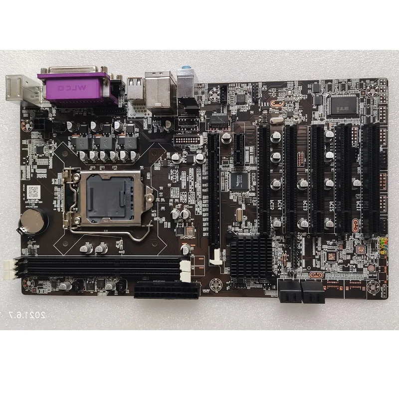 H61DVR Безопасность видеонаблюдения материнской платы 5 слотов PCI промышленная поддержка ЦП LGA1155 контактный DDR3 ОЗУ с кабелем SATA