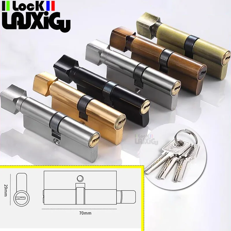 

Common standard lock cylinders, cylinder locks for entry doors, Bedroom cylinder lock, key lock. Cylinder door lock 3-5 keys