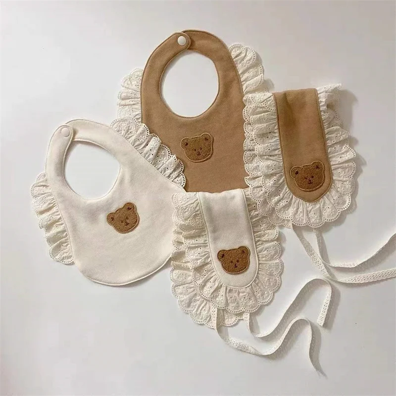 Набор повязок для волос с мультяшным медведем хлопковая детская одежда