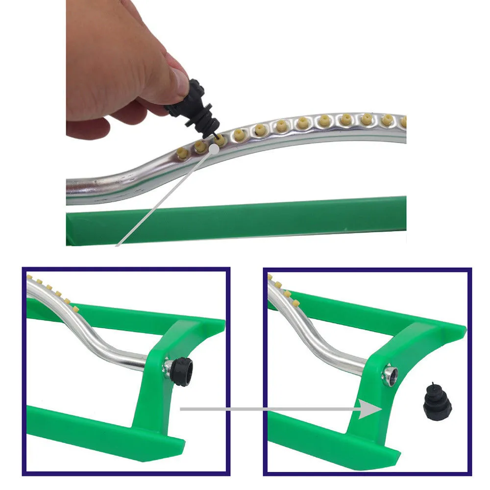 

18 hole lawn watering automatic watering device swing lawn sprinkler watering garden hose water flow connector