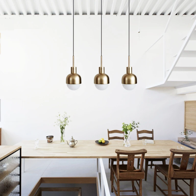 Nordic подвесной светильник Дании s современные Мини Подвеска Лофт E27 Светодиодная