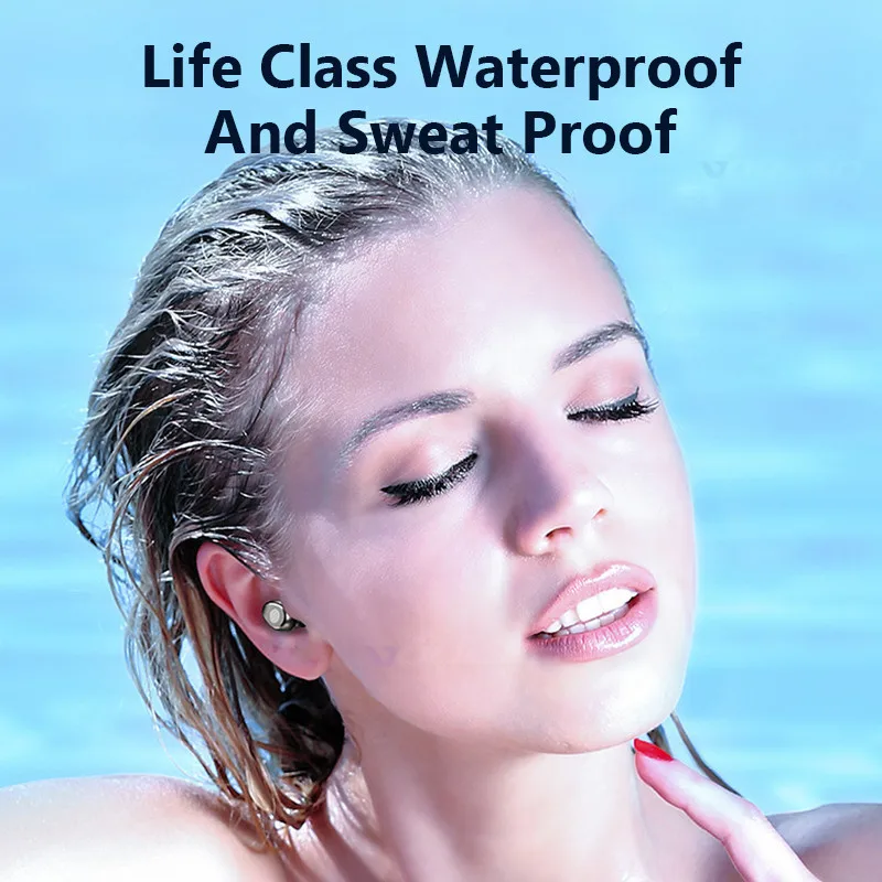 

TWS Bluetooth 5.1 Earphones LED Display Mini Wireless Bluetooth Headphones Touch Stereo Sports Earbuds With Microphones Headsets