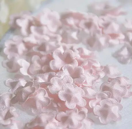 Flesh pink 100 шт 23 цвета розовый DIY ручной работы 3D цветок свадебное платье ингредиенты пирографический Eugen пряжа головные уборы материалы RS338 - Цвет: Flesh pink