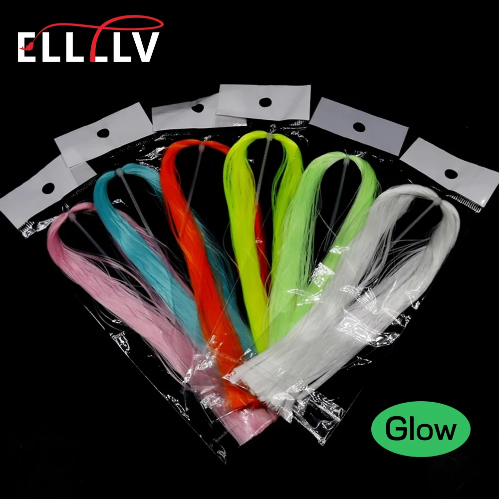 Elllv 3 упаковки рыболовные приманки для морской рыбалки блестящий материал УФ