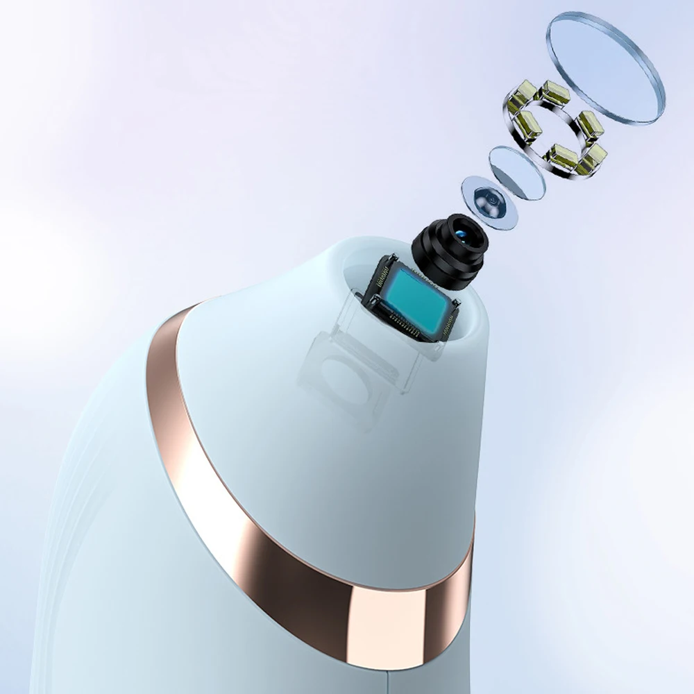

Visual Blackhead Remover Vacuum 6 in 1 Waterproof Heated Pore Clean Suction Electric USB Cable Charging