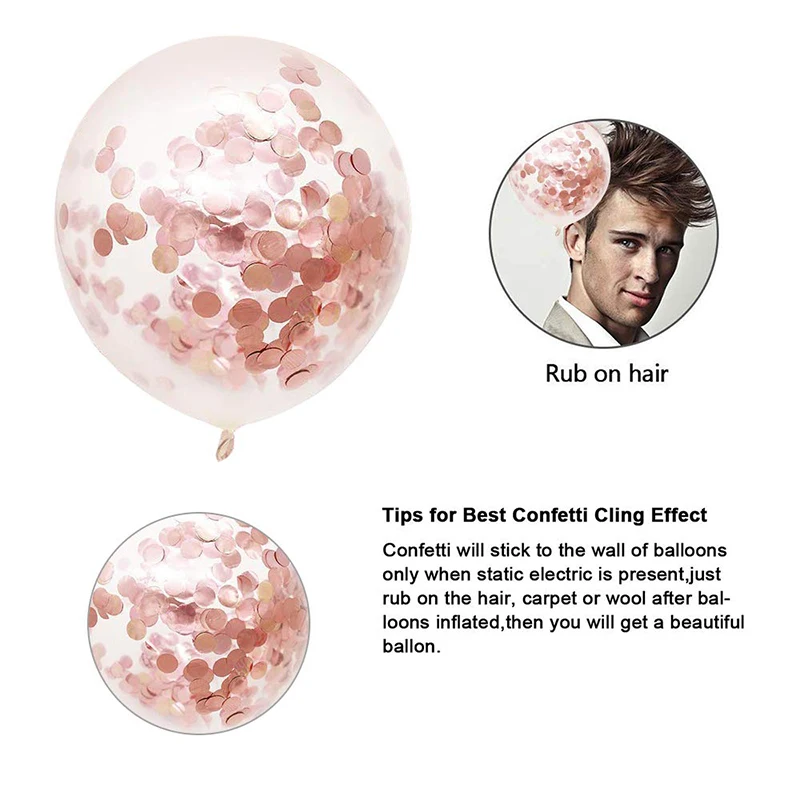DIY RoseGold воздушные шары гирлянды комплект розовое золото день рождения