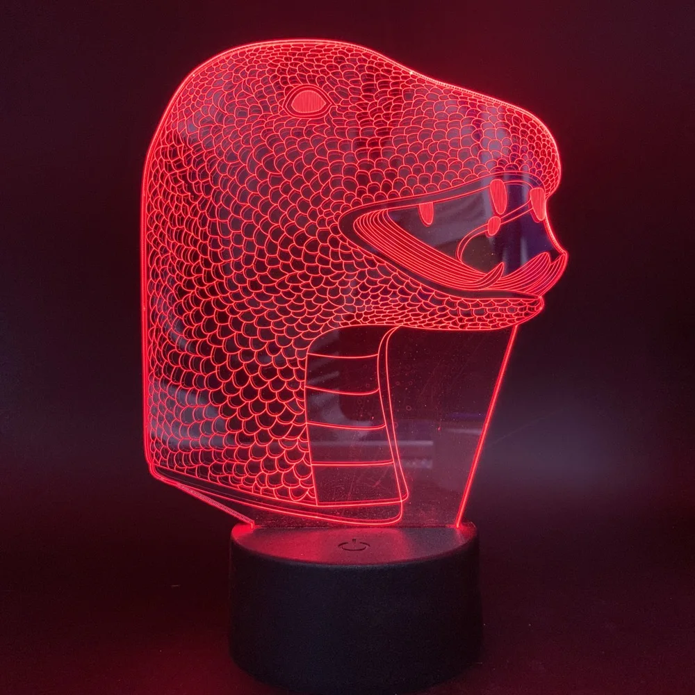 Светодиодный Ночной светильник в виде змеи для детей подарок на день рождения