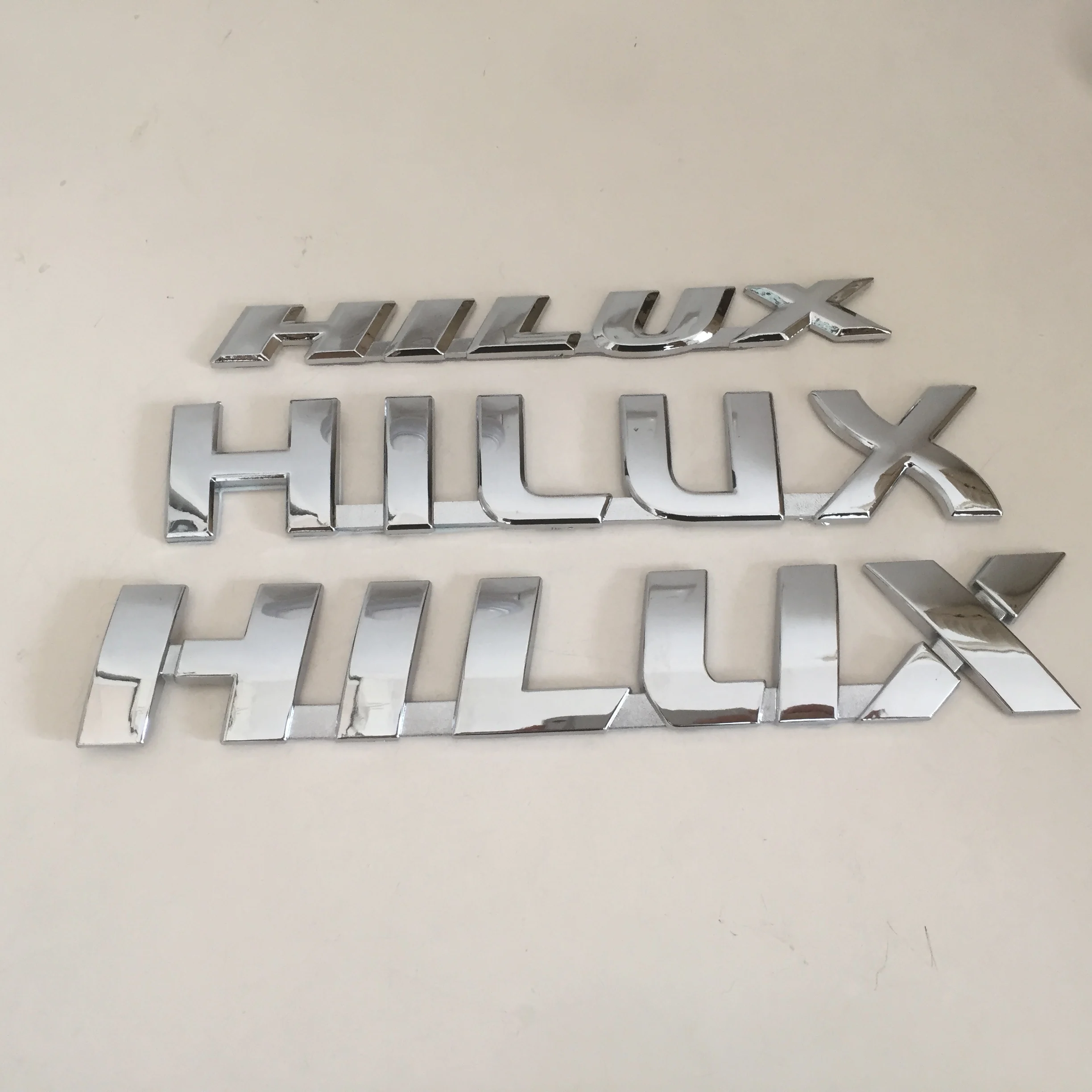 1 шт. 3D ABS хром HILUX Автомобильная буква задний хвост фотоэмблема значок наклейка