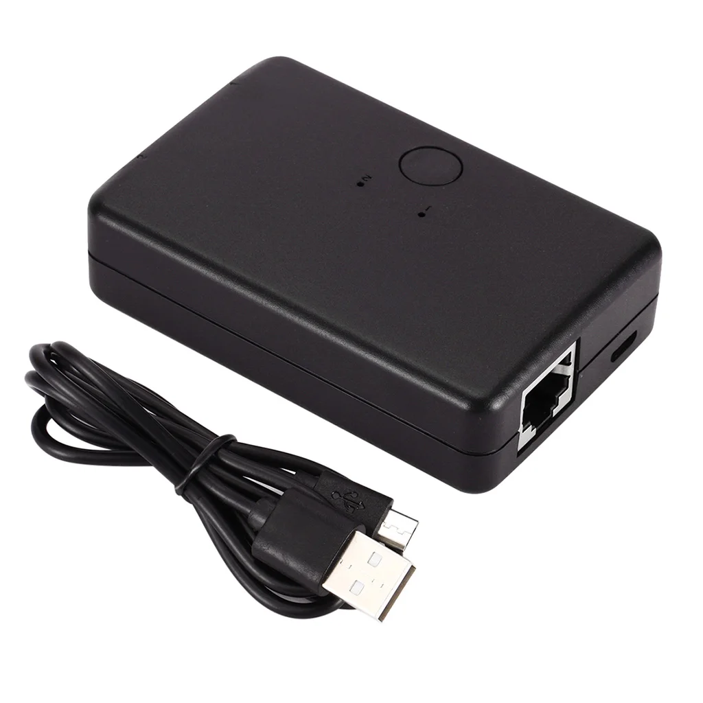 Мини 2 в 1 выход RJ45 сетевой коммутатор коробка Ethernet Интернет адаптер для