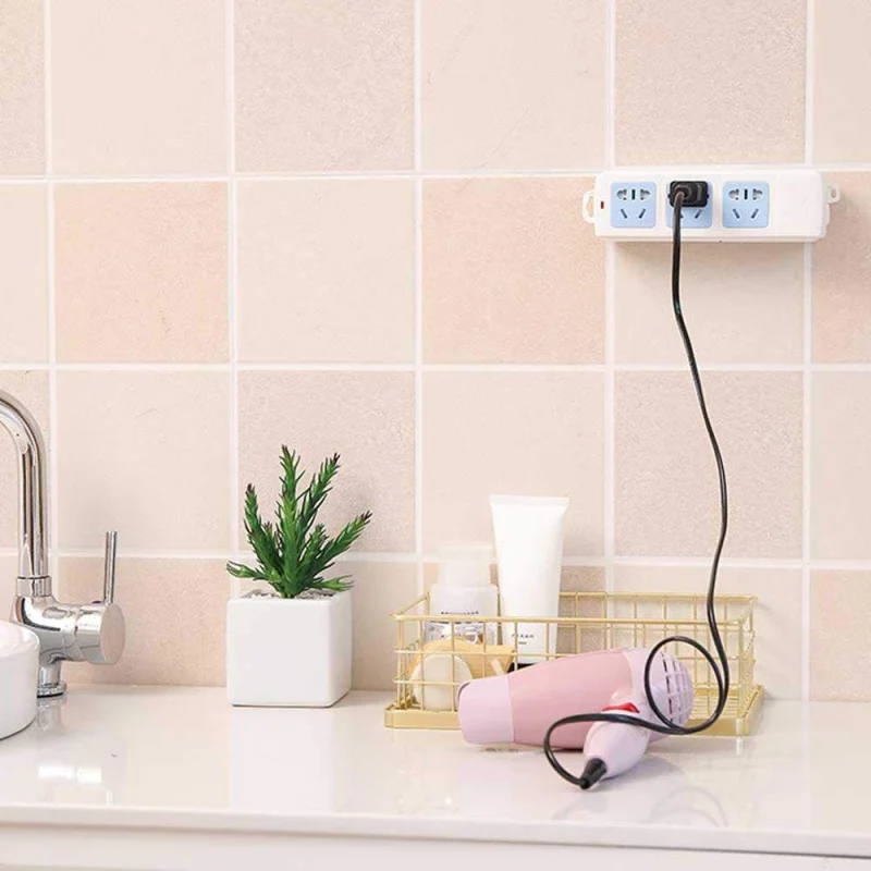 Держатель с креплением без пробойника самоклеящаяся розетка фиксатор Кабельный