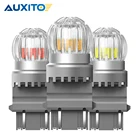 Светодиодная лампа для автомобилей AUXITO 2x3157 3156 P277 Вт P27W 3057 4157, указатели поворота, ДХО, задний тормозной фонарь для Lada Chevrolet Isuzu