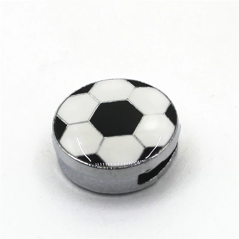 

Новое поступление 10 шт./лот шармы-слайды для спортивного футбола шармы-слайды из сплава подходят для браслетов 8 мм DIY ремни браслет и брасле...