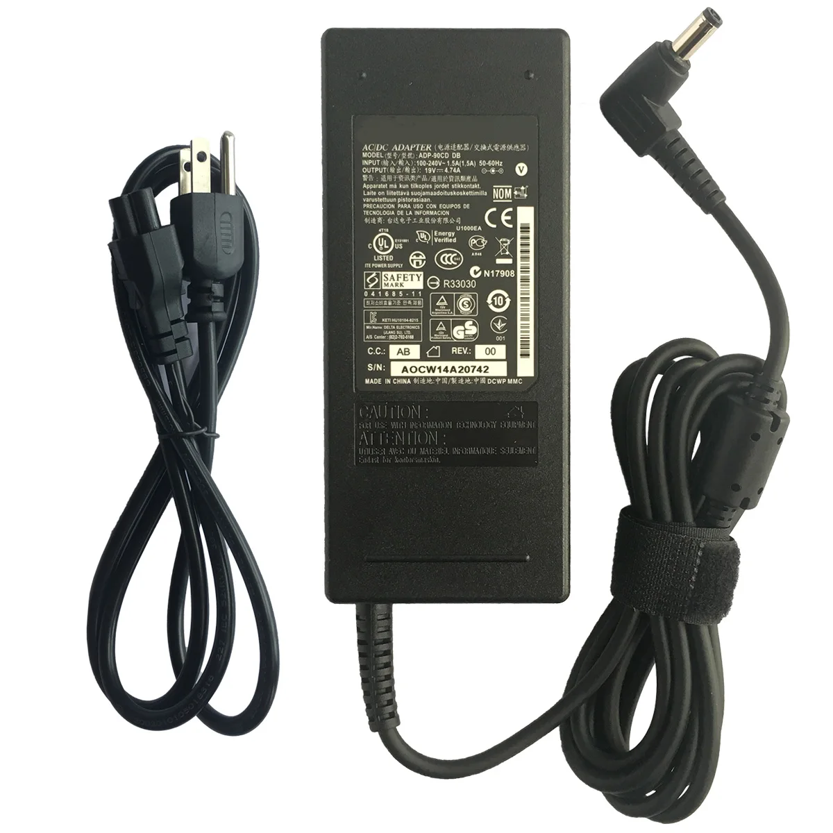Новый ADP-90YD 90W ноутбук Зарядное устройство AC/DC адаптер для ноутбука Asus R704A S400CA S500CA