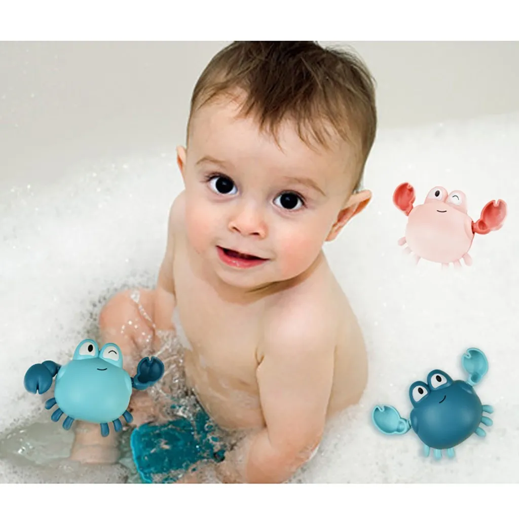 

Hot Selling New Baby Bath Swimming Bath Pool Toy Cute Wind Up Crab Animal Bath Toy Love To Take A Bath еские гѬђки Brinquedo