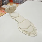 Женские утолщенные массажные стельки, дышащие, впитывающие пот, стикер на пятке, Спортивная поддержка из пены с эффектом памяти, стельки, подушечки