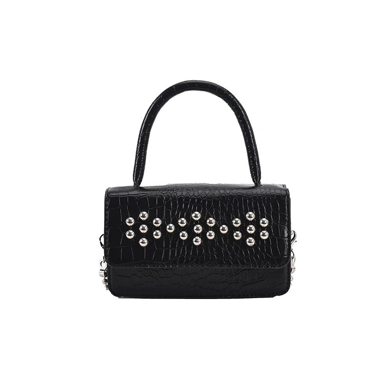 

Axukes Luxury Rivet Design 2021 Summer New Women's Messenger Bag Shoulder Bag Beautiful Handbag