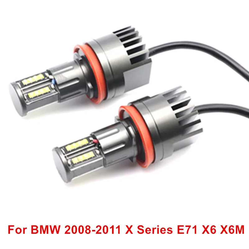 

for BMW 2008-2011 X Series E71 X6 X6M LED angel eyes light IP65 Day light LED Marker 6000K Ultra Bright High Power