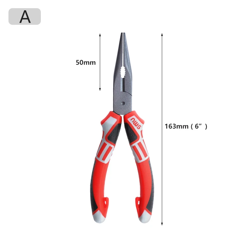 

Кусачки для проволоки 6 ”7” 8 ”промышленного класса CR-V Бокорезы многофункциональная игла плоскогубцы режущие инструменты для электрика