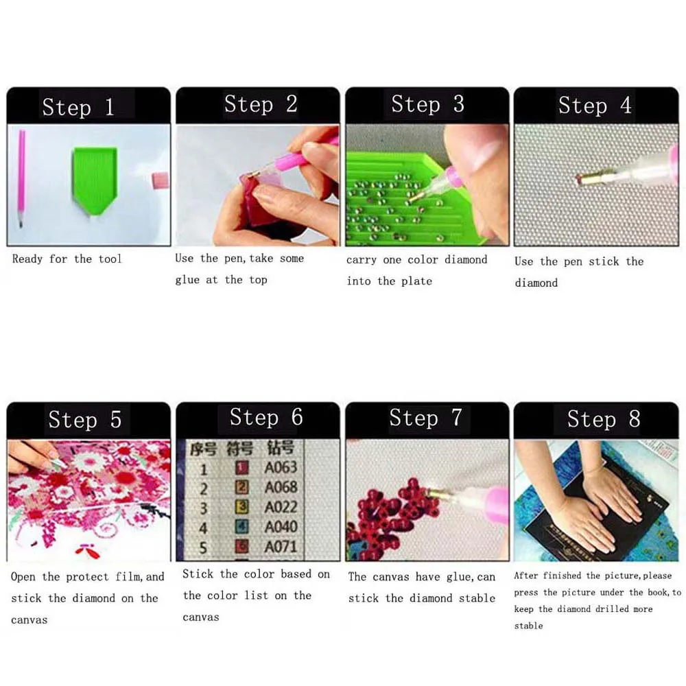 

5D Diy Diamond Painting Fruit Flowers Full Square Diamond Craft and Art Embroidery Mosaic Rhinestones Interior Home Decoration