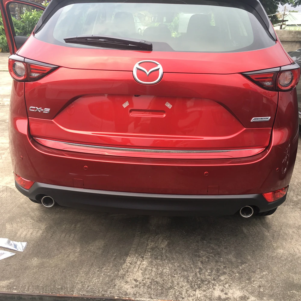 Хромированные аксессуары из АБС-пластика 1 шт. крышка багажника обшивка для Mazda CX5