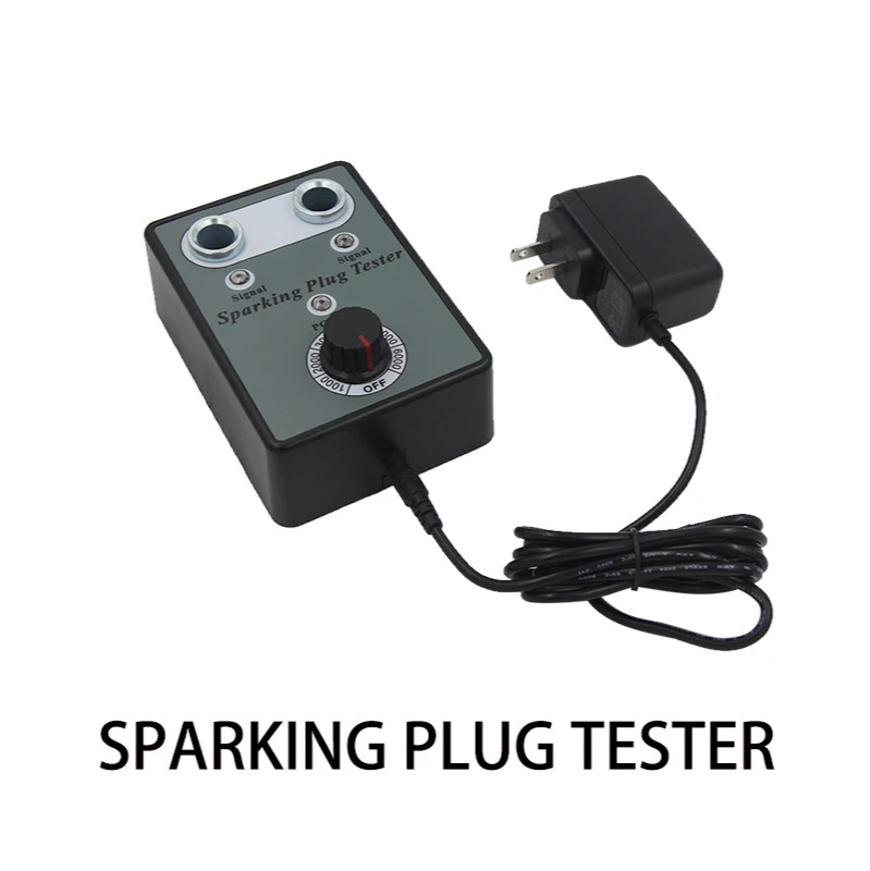 

Spark plug tester adjustable double hole/spark plug test bench high voltage diagnosis circuit detection ignition tester