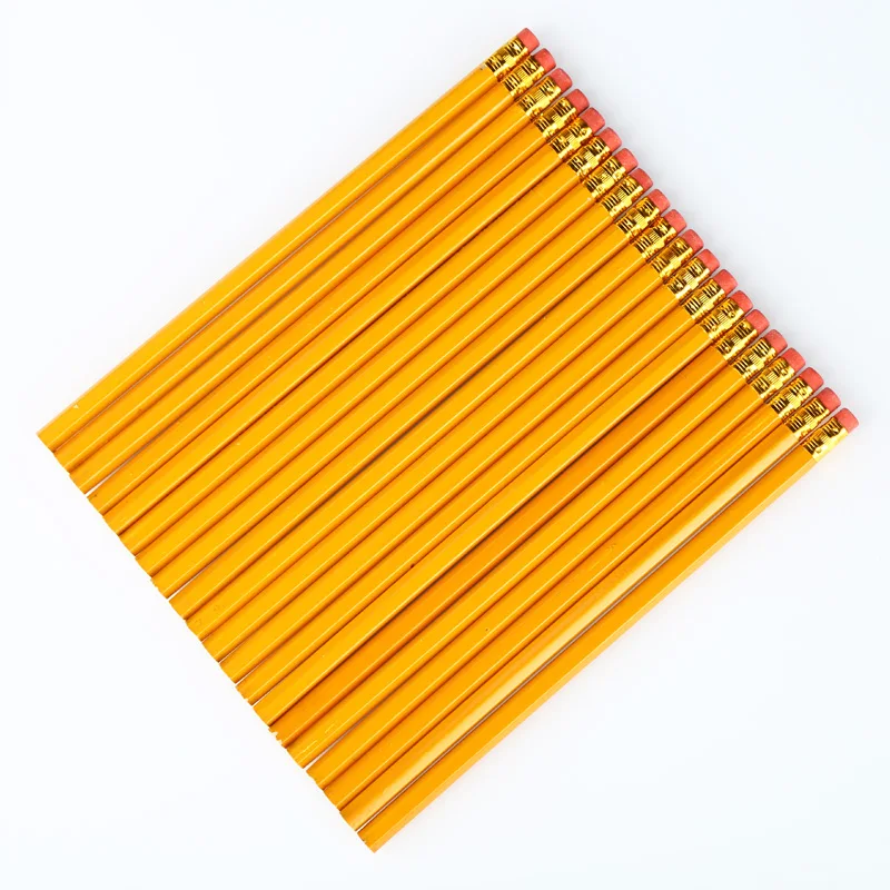 10 карандашей/коробка качество деревянный персональный карандаш с ластиком