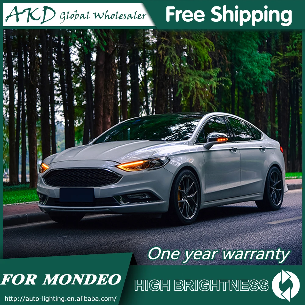 Фары для автомобиля Ford Mondeo Fusion- DRL дневные ходовые огни головная лампа светодиодный Биксеноновая лампа Противотуманные фары автомобильный аксессуар