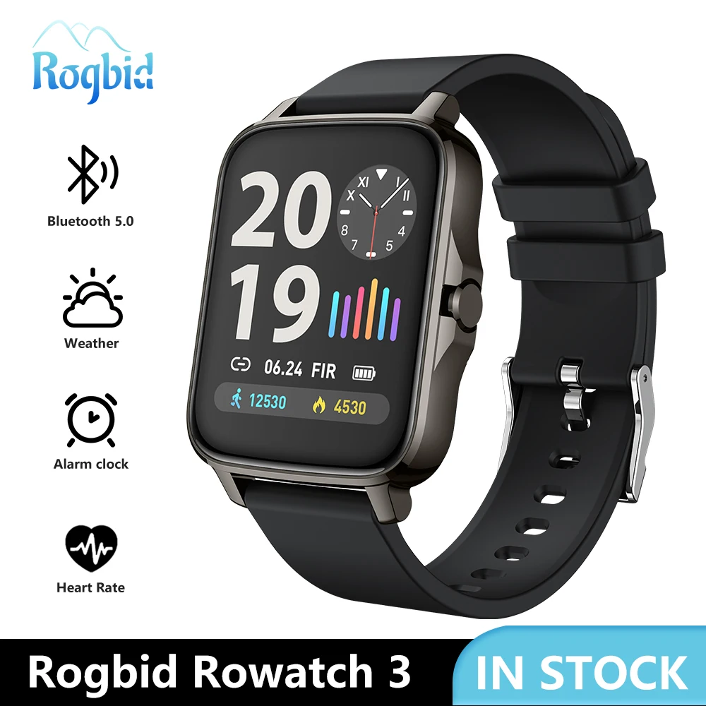 Rogbid Rowatch 3 1.69 inch 2021 Smart Watch Men Full Touch Fitness Tracker waterproof Women Smartwatch for Xiaomi phone Android
Rogbid Rowatch 3 1.69 inch 2021 Smart Watch Men Full Touch Fitness Tracker waterproof Women Smartwatch for Xiaomi phone Android
