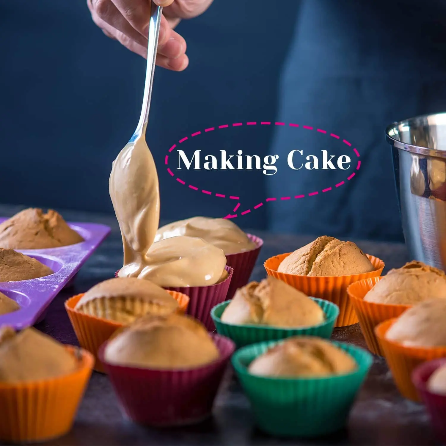 16 шт./лот Форма для кексов Маффин цветная круглая форма силиконовая выпечки