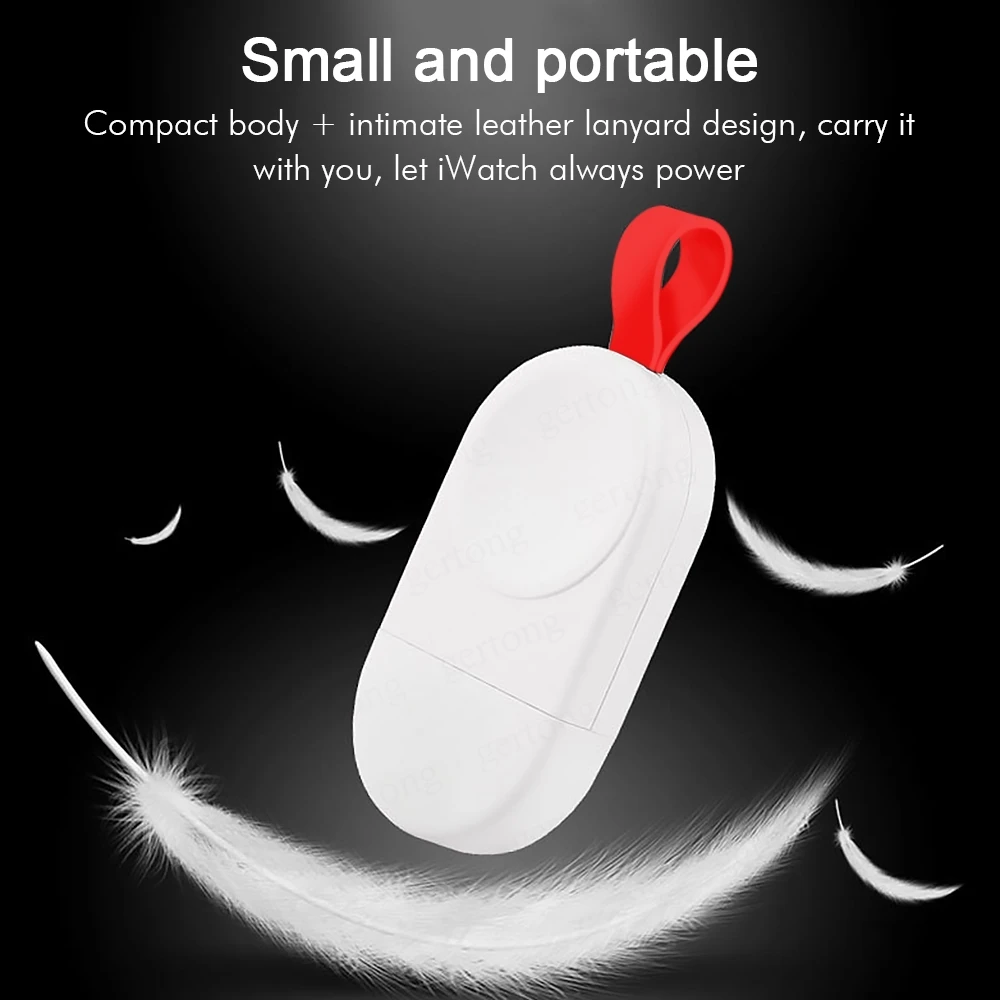 

Mini Portable Wireless Charger For Apple IWatch 4 3 2 1 Dock Adapter Fast Charging Charger Smart Watch Wireless Charging Base