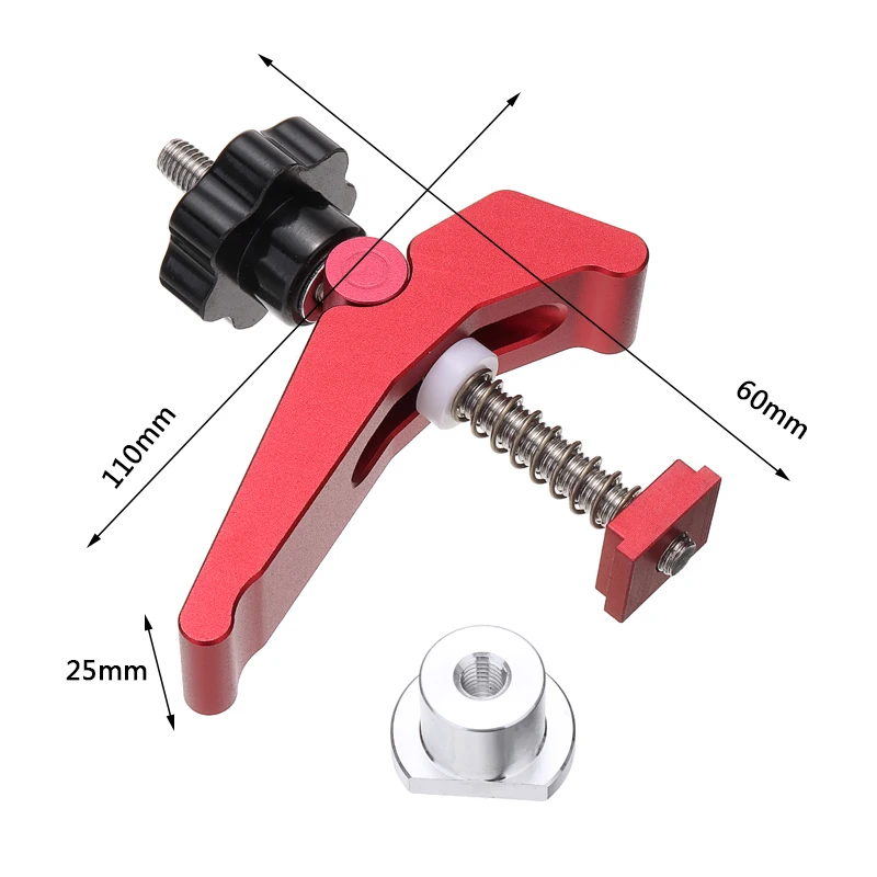 Держатель для желоба из алюминиевого сплава быстродействующий Т образный зажим