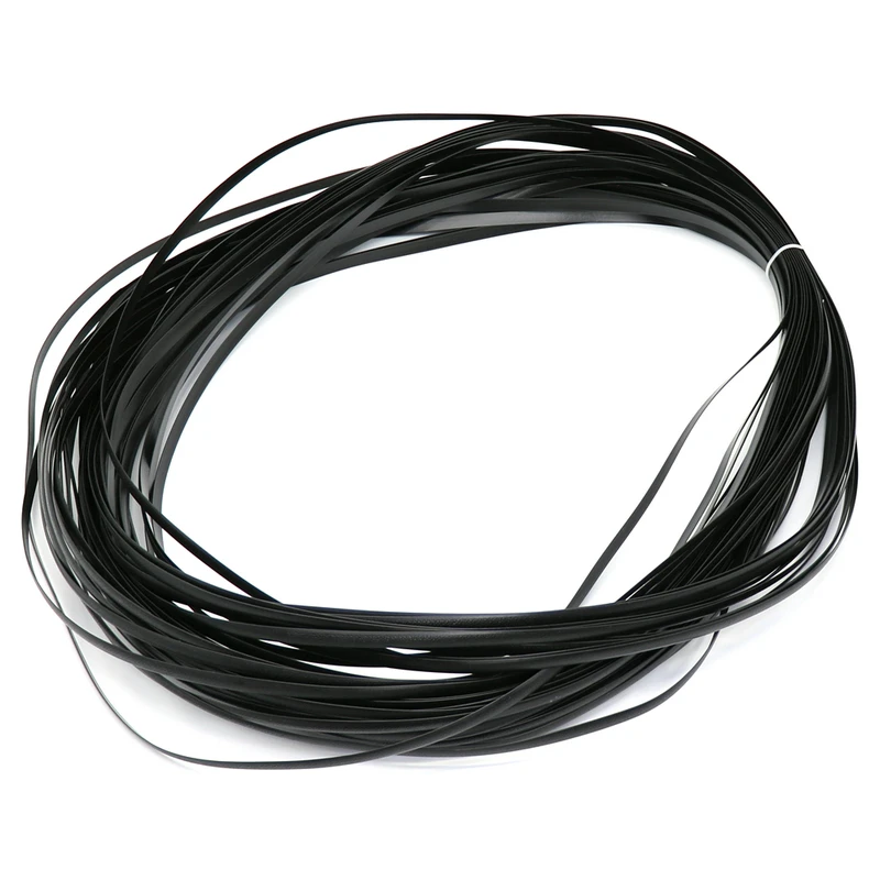 500 G Flat Synthetic Rattan Weaving Material Plastic For Knit And Repair Chair Table PE Black | Дом и сад