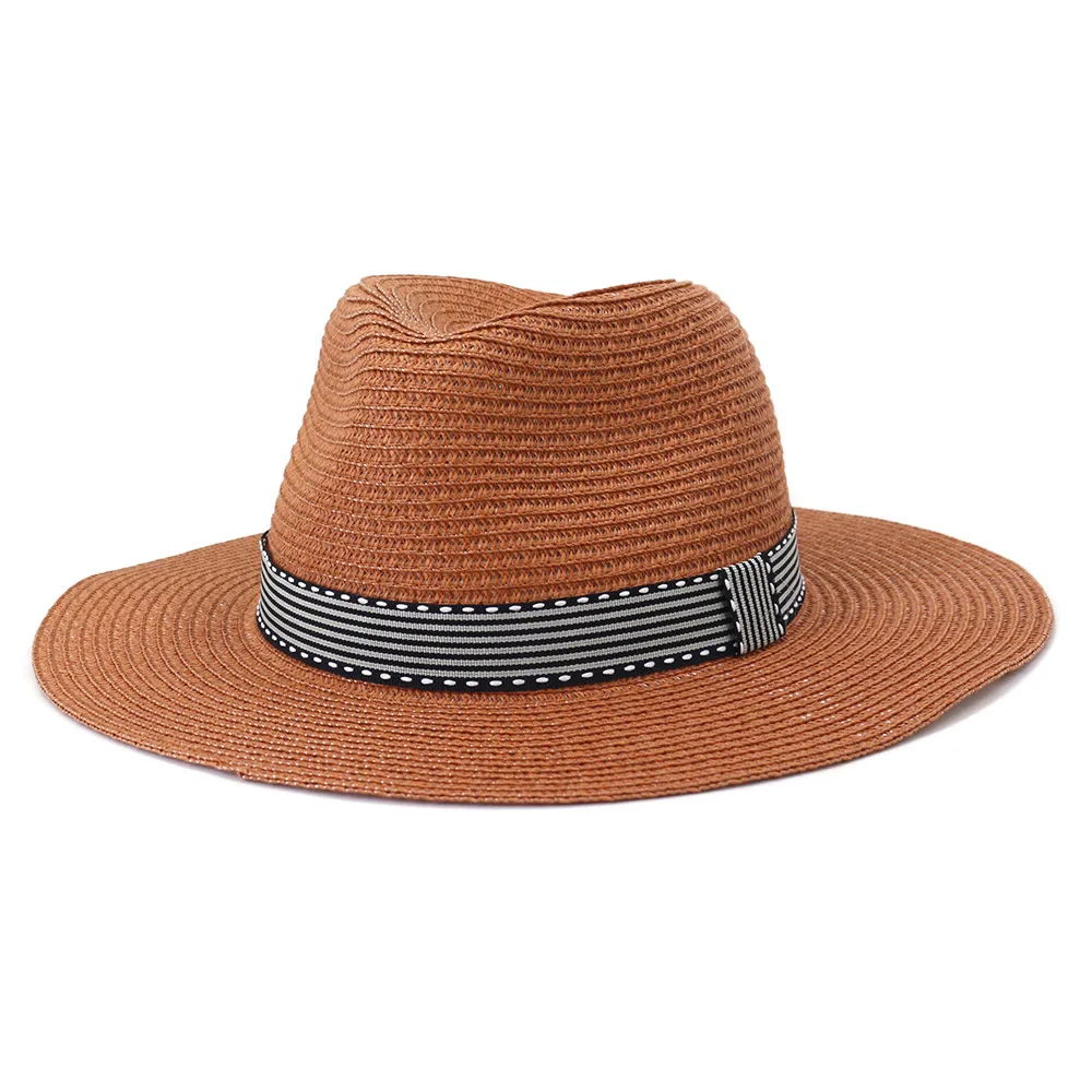 Шляпа соломенная с широкими полями для мужчин и женщин лето 2021 | Аксессуары