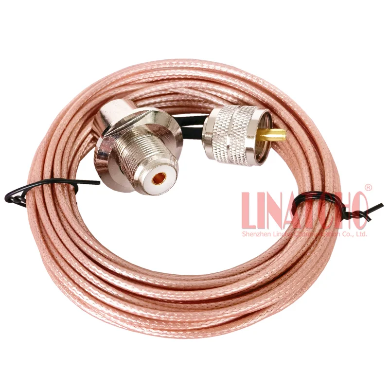 5 Meter PL259 UHF Male to Female Antenna Cable Coaxial RG316 Low Loss Car Radio Antenna Extension Cable