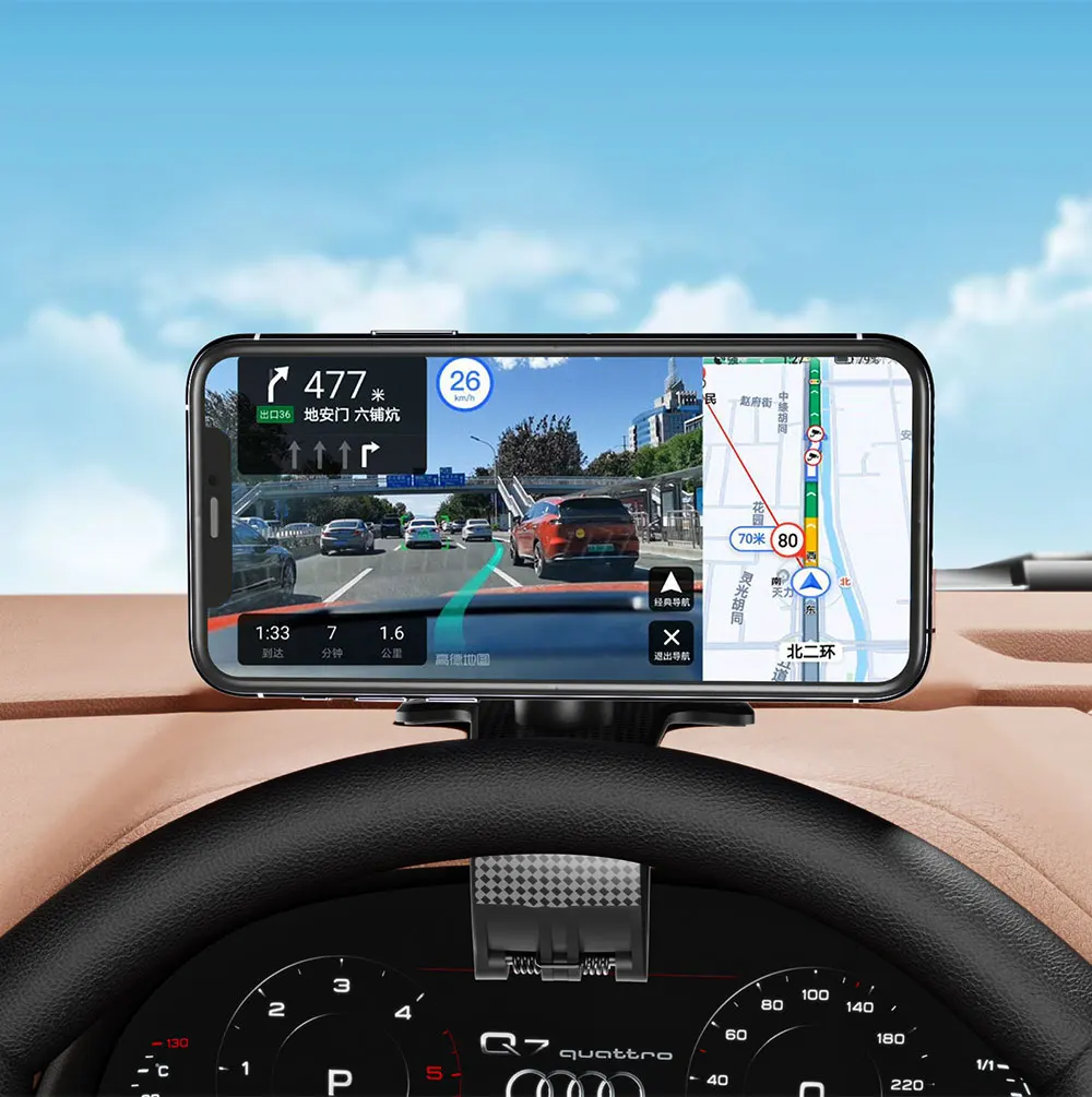 

Magnetic Phone Holder in Car Dashboard Clip Smartphone Stand for Mount Car Magnetic Phone Holder Suit to All Model Cellphone