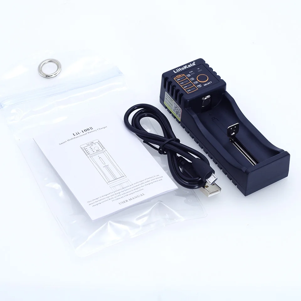 Зарядное устройство LiitoKala Lii-100 202 402 PD4 100 В для батарей 18650 3 7/3 2/1 2 18350 26650 NiMh литиевых