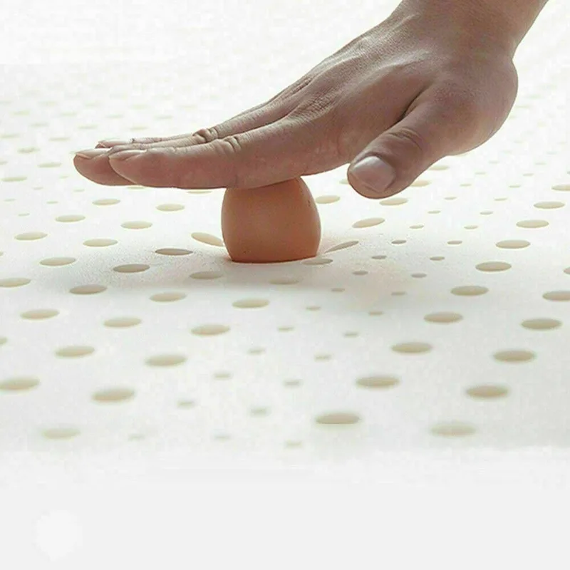 

New Bedroom Latex Mattress Fashion Non-slip Breathable Protective Pad 3 Inch Natural Latex Filled Soft Non-toxic Mattress