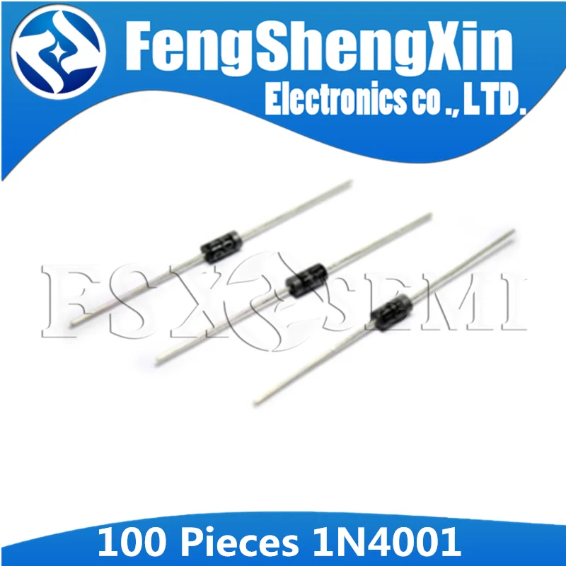 100 шт./лот Новинка 1N4001 IN4001 1A 50V DO 41 выпрямитель|diode 1a|diode 100pcsdiode rectifier |