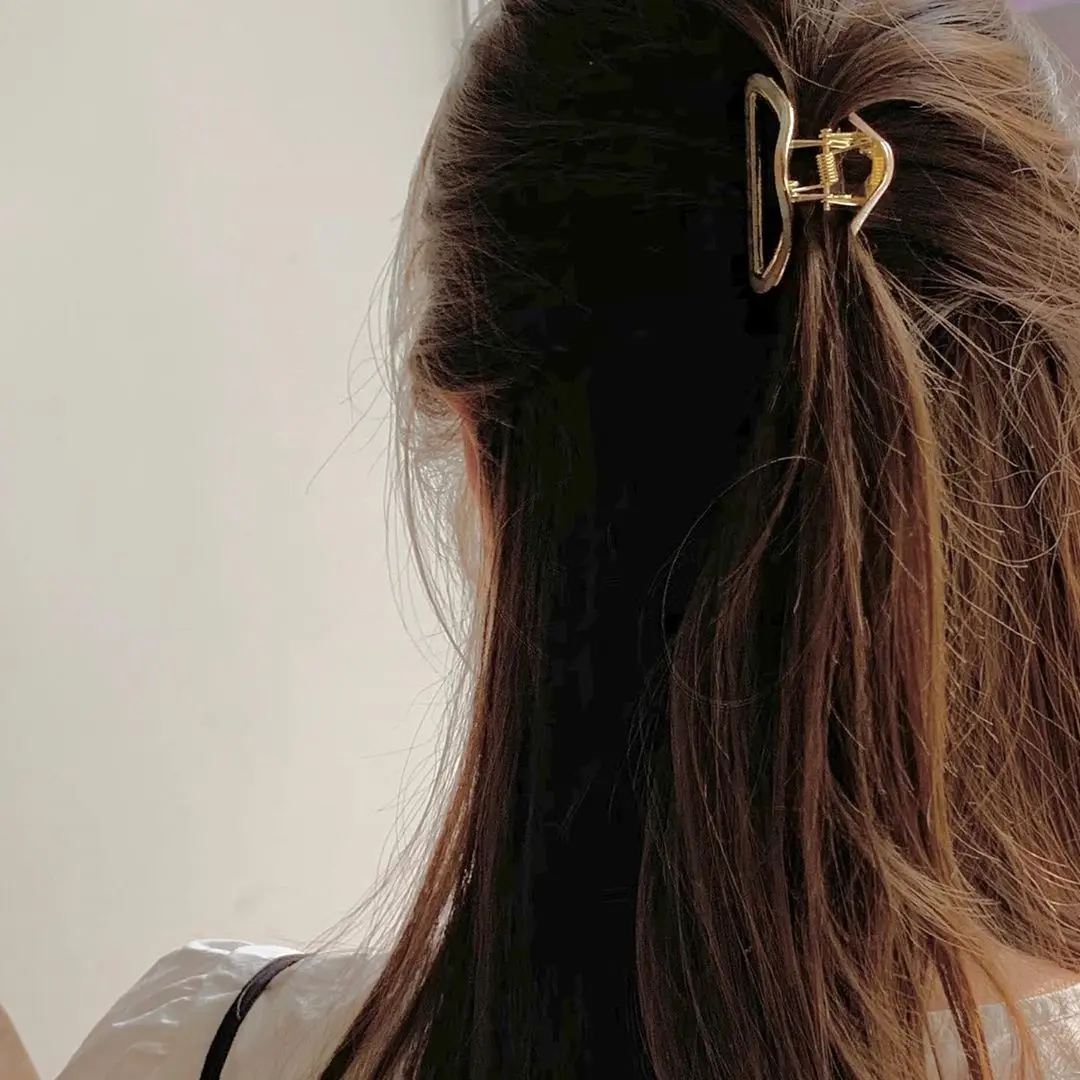 

New Fashion Triangle Acetate Hair Claws Women Girls Geometric Hair Claw Clamps Hair Crab Alloy Hair Clip Hair Accessorie