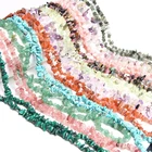 Бусины из натурального зеленого малахита 5-8 мм, бусины неправильной формы из гравия, крошечные кусочки, бусины из драгоценного камня для самостоятельного изготовления браслета, подарок