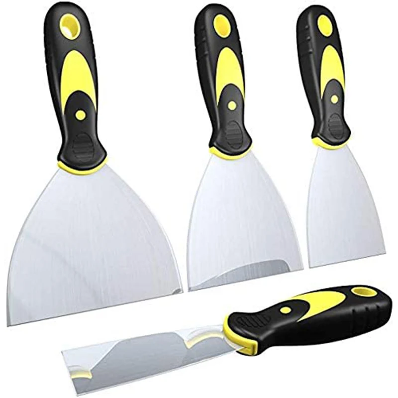 4 шт. нож для шпатлевки скребки набор ножей металлический скребок инструмент