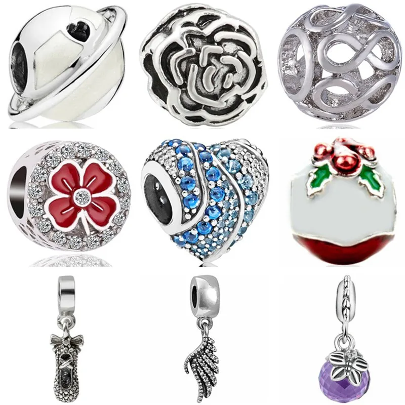 Цепочка с кристаллами в виде торта планет крыльев улитков ключей знака