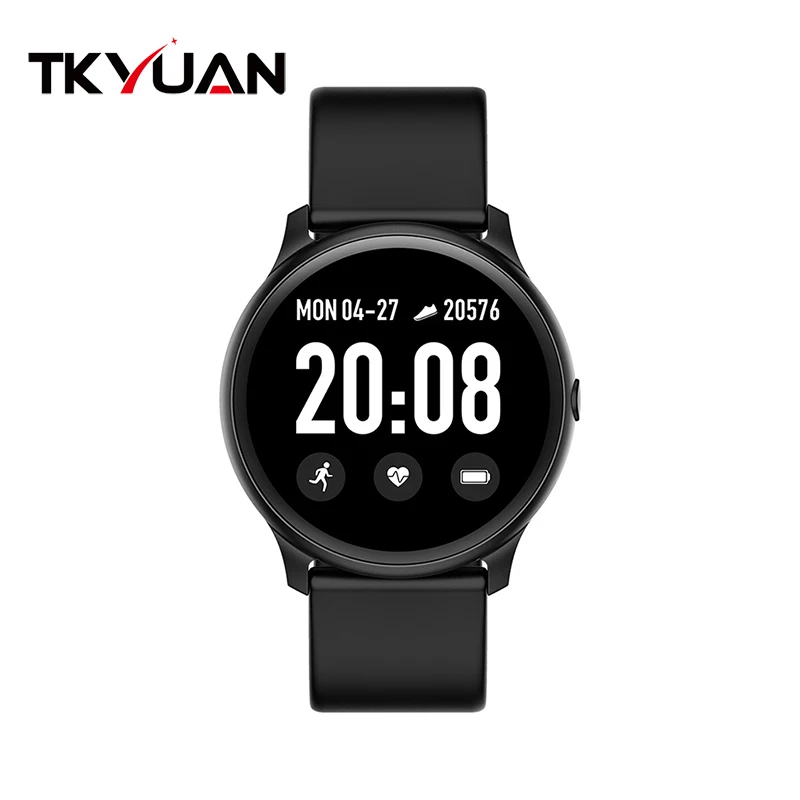 TKYUAN kw19 Смарт-часы женские 1,3 дюймов тонкие BT4.0 часы Активный Пульс фитнес-браслет водонепроницаемые Смарт-часы для мужчин