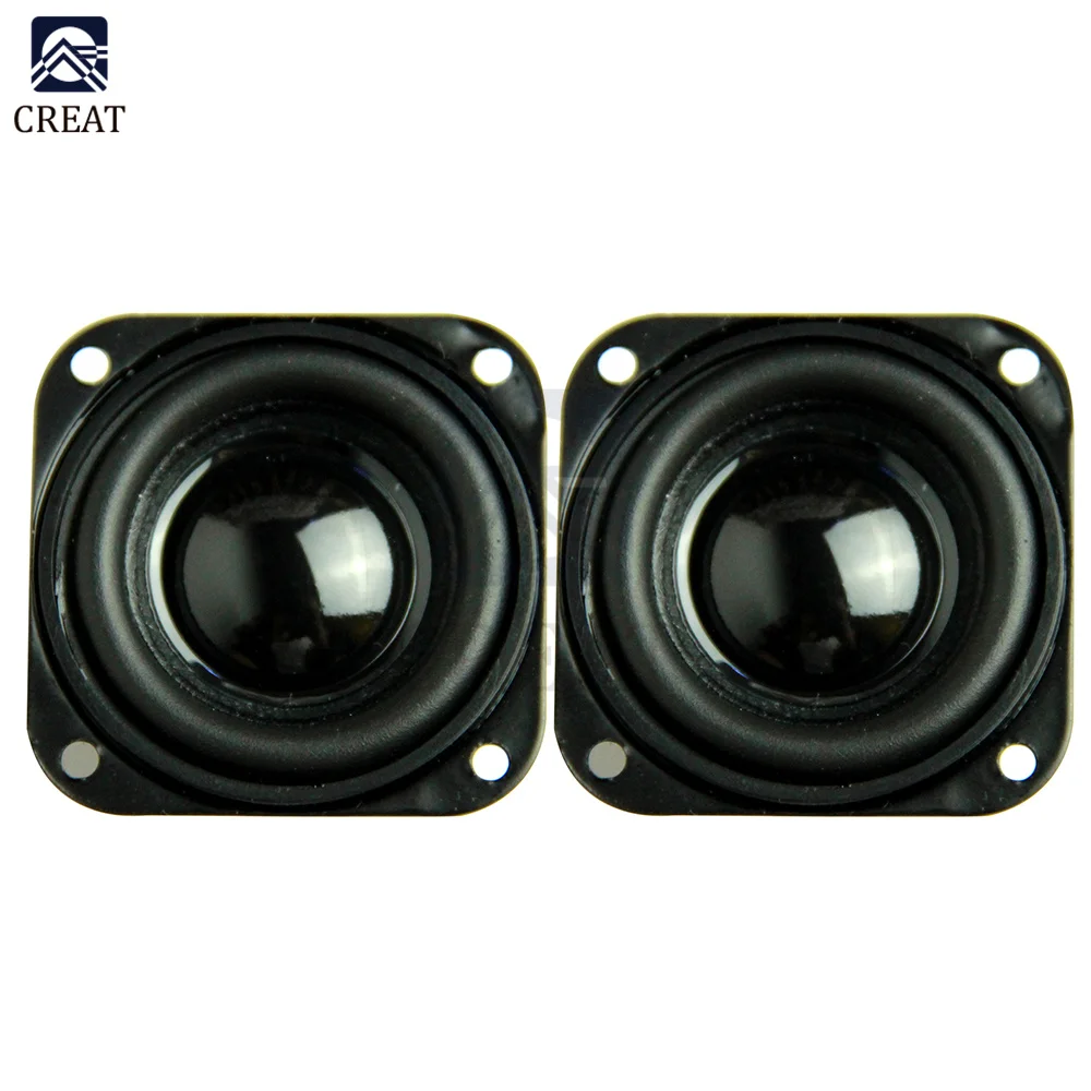 2PCS/Lot 1.5 Inch Internal Magnetic Speaker 4 Ohm 5W Bass Multimedia Small 40mm With Fixing Hole | Электронные компоненты и